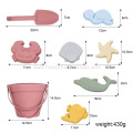 Silicone Beach Toy Bucket Set